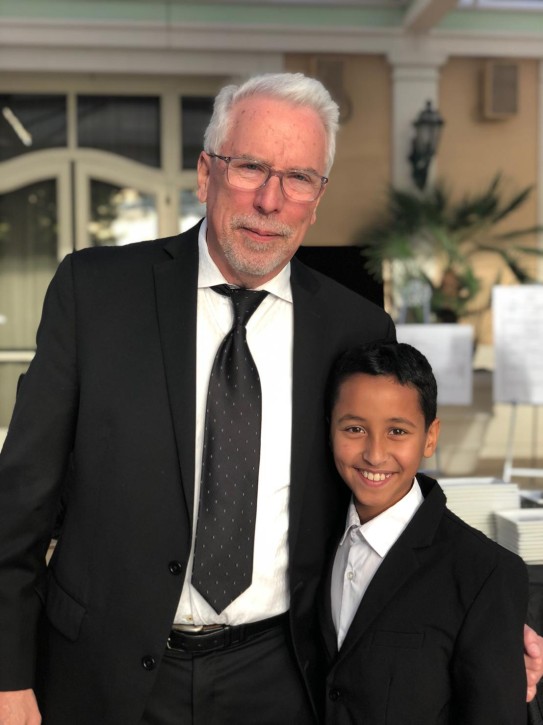 Miles Free, PMPA Director of Industry Affairs and unequalled resource for the industry, alongside Aneesa’s grandson, Ibrahim