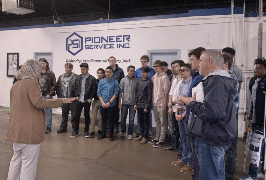 Pioneer Service introduces high school students to hands-on fundamentals of marketing and production